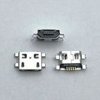 50pcs Micro USB Connector 5pin Heavy Plate 0.8mm B Type No Side Female Jack For Mobile Mini USB Repair Mobile Tablet Tail Plug