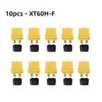 XT60H Connector Plug with Sheath Housing Female Male XT60 Bullet Adapters Connectors for RC Lipo Battery Car Drone Airplane