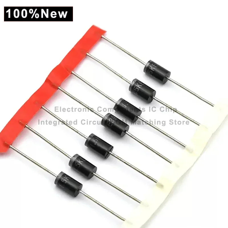 100pcs FR607 6A 1000V Fast Recovery Diodes