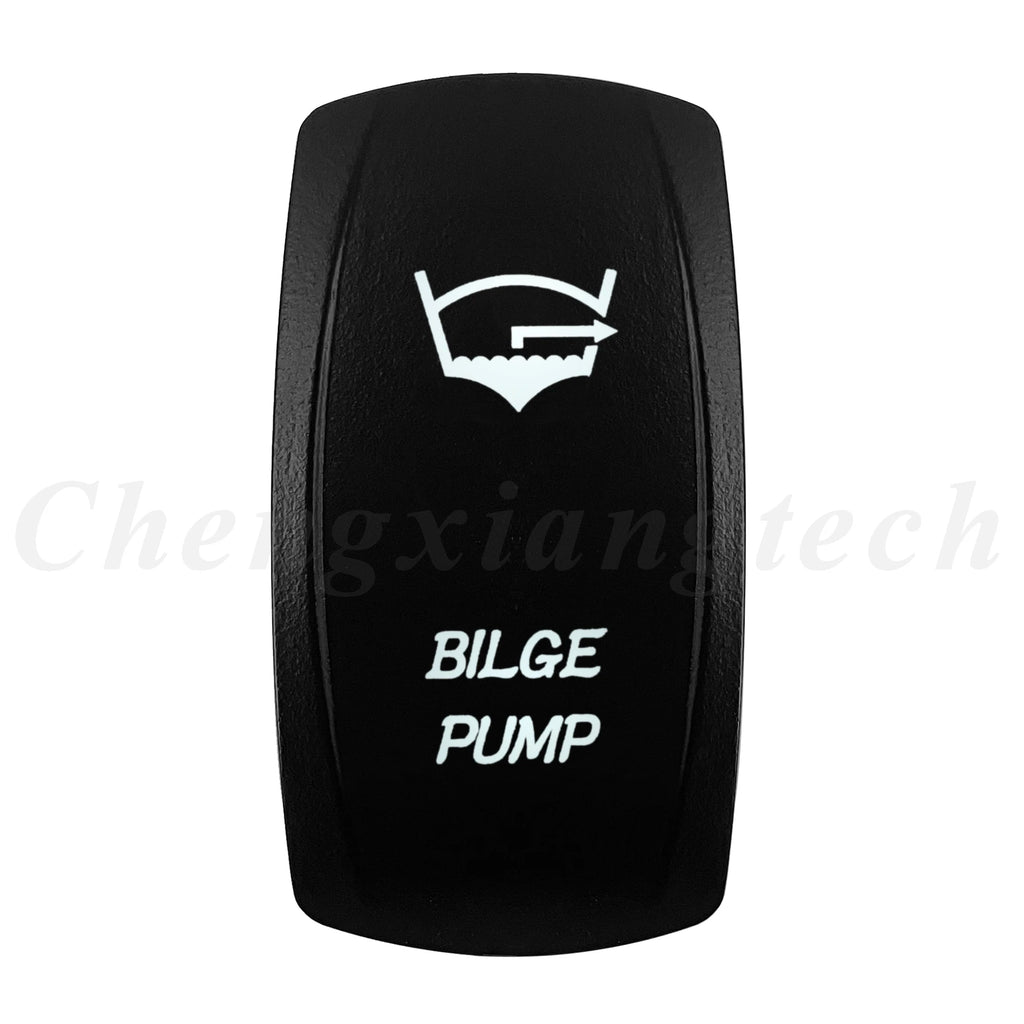 Marine 12V 24V White Led On Off Rocker Switch 5Pin SPST Momentary Switch DPDT ON OFF ON 3-Way for Car Boat Carling 4X4 Narva
