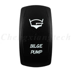 Marine 12V 24V White Led On Off Rocker Switch 5Pin SPST Momentary Switch DPDT ON OFF ON 3-Way for Car Boat Carling 4X4 Narva