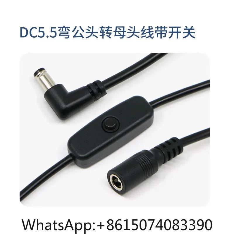 1 to 2 DC Extension Charging Cable T Head with Switch XH2.54 XT30 XT60 Splitter Wire