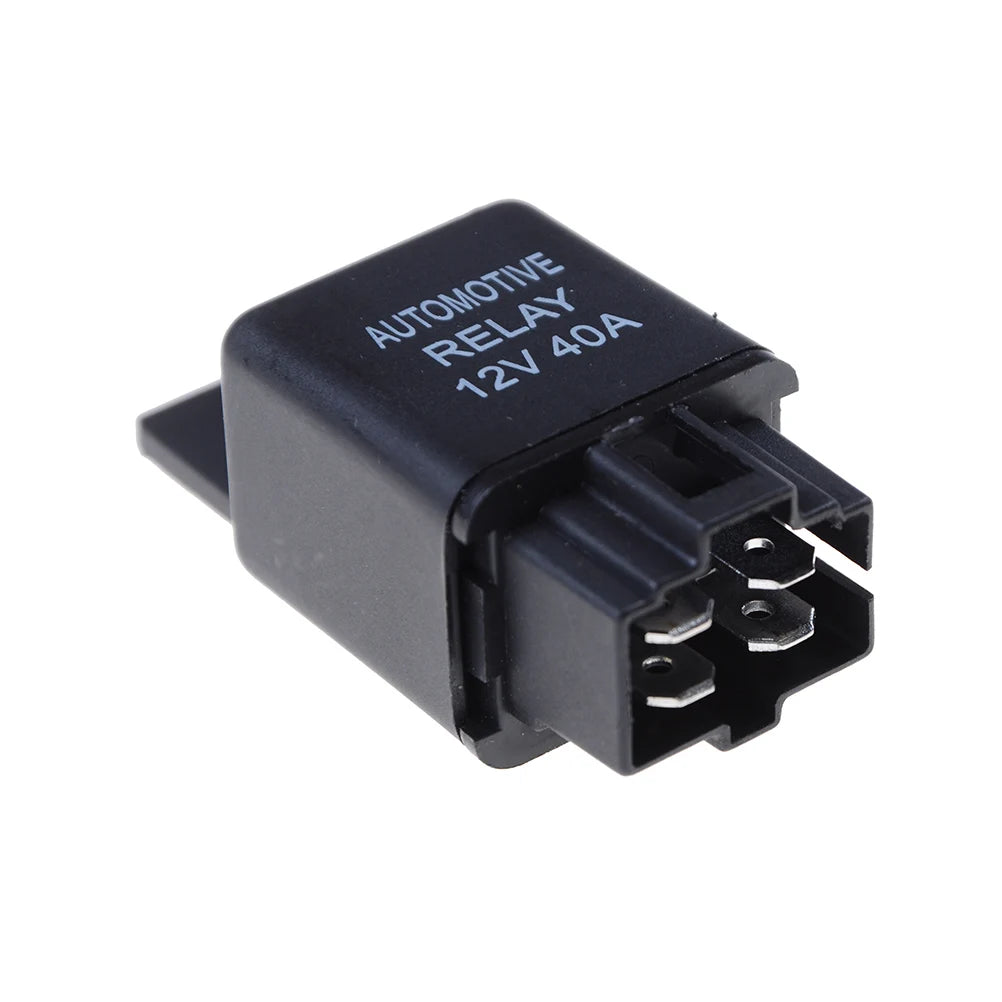 12V 40A Car Automotive Relay 4 Pins SPST Alarm Relay with relay socket