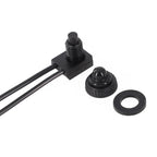 12V Waterproof Latching Push Button On-Off Switch With Leads Wire Black Red Plant Lamp Agricultural Irrigation Cultivation Switc