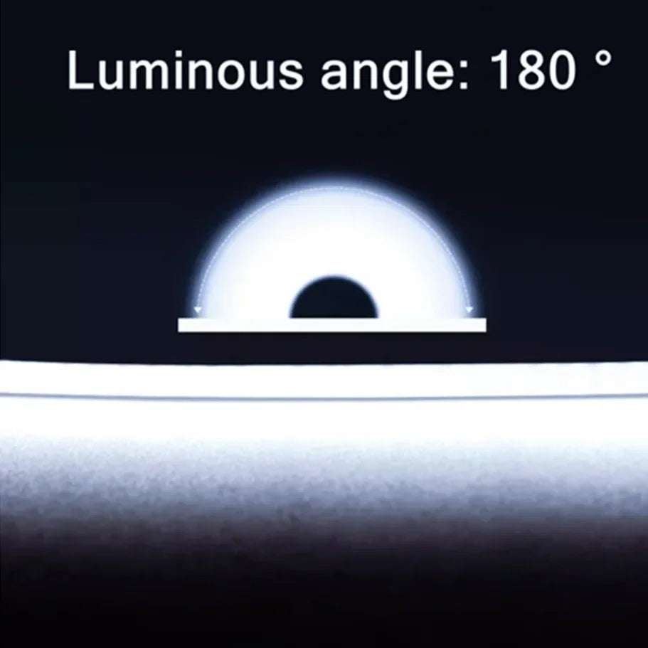 12V 3mm Width Ultra Thin COB LED Light Strip Colorful Dimmable High Density Flexible Light 400LEDs for DIY TV Home Decor Lamp