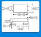 20PCS M1 M2 M4 M7 S4 SMA 1A 1N4001 4002 4004 4007 SS12 SS310 RS1M RS2M ES1D ES1J US1M SMD Schottky Rectifier Diode DO-214AC