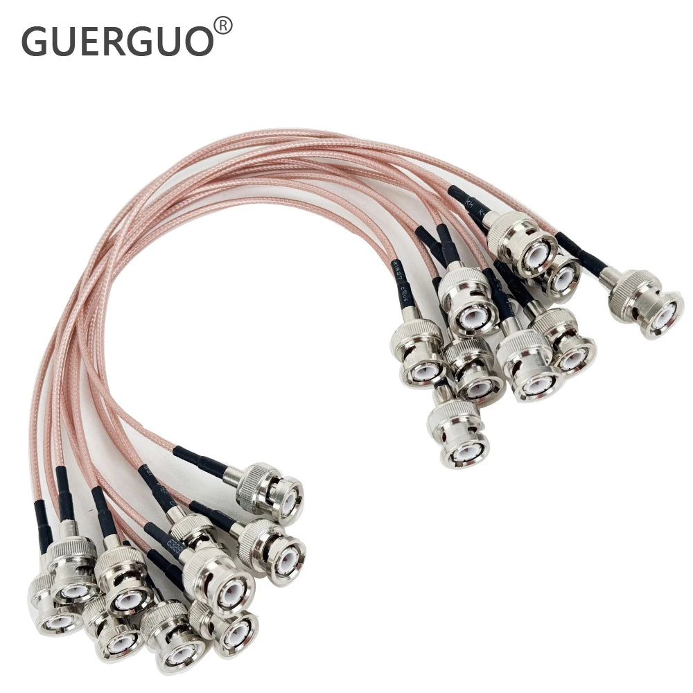 BNC Male to BNC Male BNC Female Adapter RF Coaxial RG316 Cable 50 Ohm for Video Camera System BNC Coax Extension Pigtail Cord