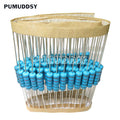 20PCS 2W Metal Film Resistor 1% 1R ~ 1M 2.2R 4.7R 10R 22R 47R 100R 220R 470R 1K 10K 100K 2.2 4.7 10 22 47 100 220 470 Ohm