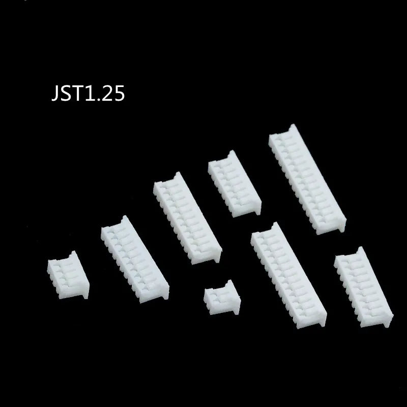 100Pcs JST SH ZH PH XH Connector Housing 1.0mm 1.25mm 1.5mm 2.0mm 2.54mm 2P 3P 4P 5P 6P 7P 8P 10P Plastic Plug Shell Assortment