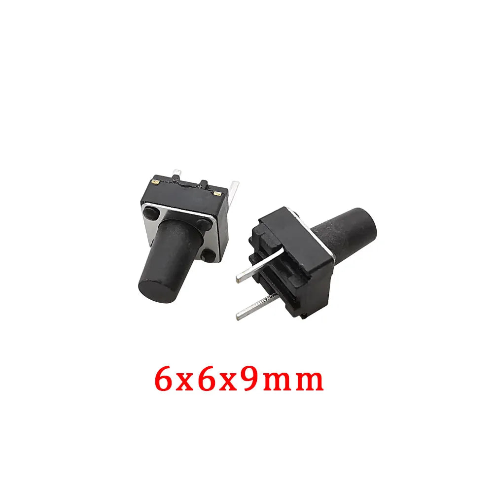 20/50/100 Pcs Micro Tactile Switch Momentary Tact DIP Switch 2 Pin 6 X 6 mm Micro Touch Push Button Switch High 5 mm 6 mm 7 mm 8