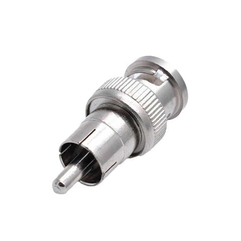 2/5/10PCS BNC Male to RCA Male Connector BNC Male to Lotus Head Male Adapter for CCTV Surveillance Camera Video