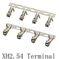 200pcs Electronic Wire Pressing Terminals, XH2.54 PH2.0 CH3.96 VH3.96 KF2510 Dupont SM ZH1.5 JST SH1.0 Connectors Metal Pins
