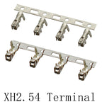 200pcs Electronic Wire Pressing Terminals, XH2.54 PH2.0 CH3.96 VH3.96 KF2510 Dupont SM ZH1.5 JST SH1.0 Connectors Metal Pins
