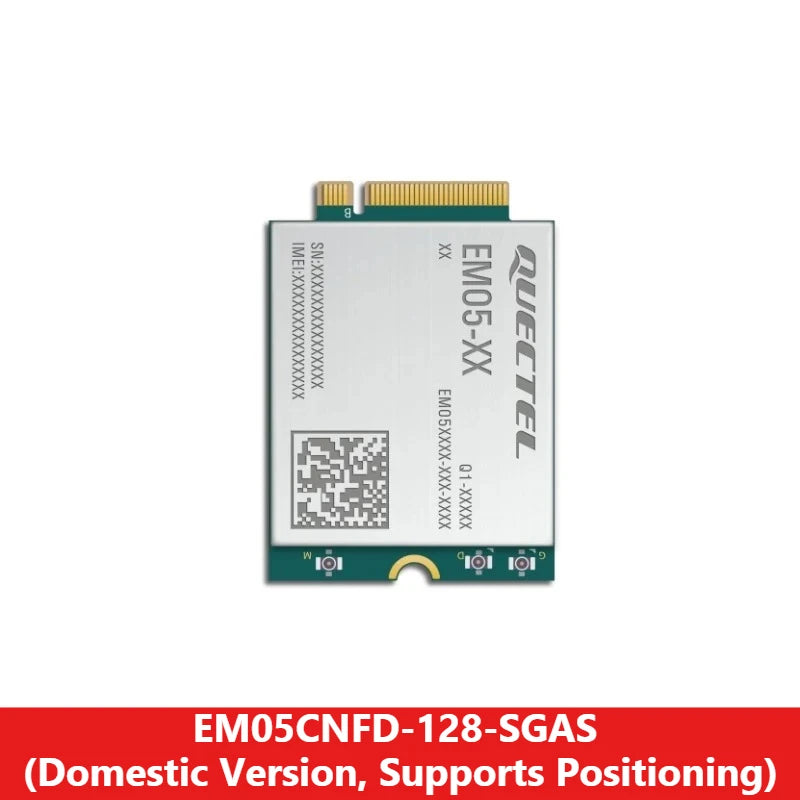 Quectel EM05 FDD-LTE/TDD-LTD M.2 4G LTE Cat4 Module EM05EFA-512-SGAS MIMO B1/B3/B7/B8/B20/B28/B38 with 4G Antenna