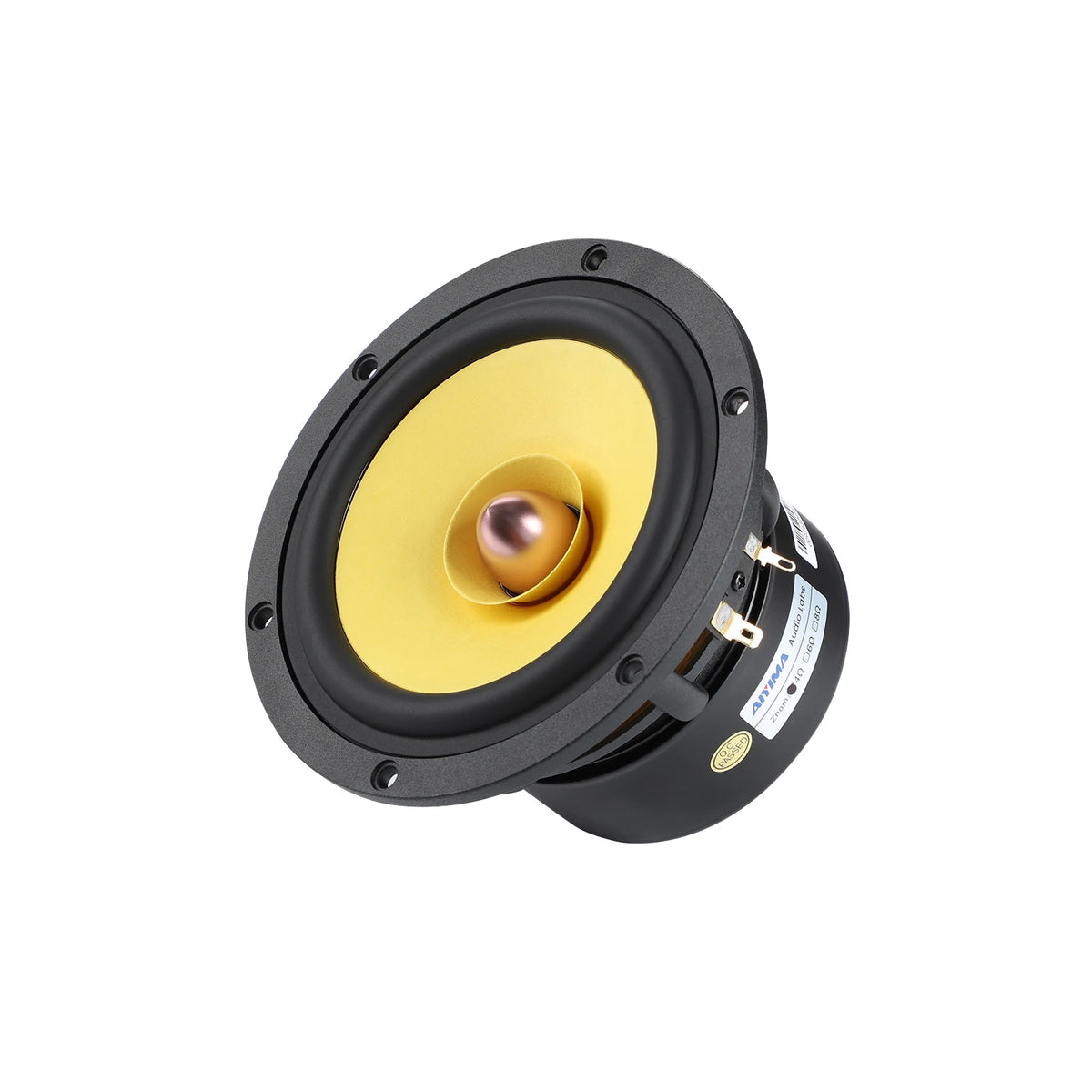 AIYIMA 1Pcs 5.25 Inch Full Range Sound Speaker 4 8 Ohm 50W Aluminum Cone Bullet Speaker Bookshelf Hifi Home Theater Loudspeaker