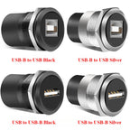 1PCS 22mmc Metal Round D-type Module B-USB USB-B B-A Printing Adapter Cabinet Fast
