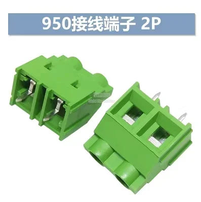 5Pcs Spacing 6.35MM 7.62MM 9.5MM Screw PCB Terminal Block Connector KF635 KF762 KF950 2Pin 3Pin 300V 30A Screw Terminal