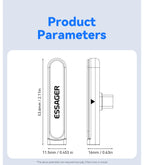 Essager Dual Type C Foldable Elbow Bracket 240W Charging Adapter 2-in-1 Converter for iphone 17 16 15 Huawei Xiaomi Samsung Oppo