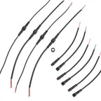 M12 IP67 Waterproof Connector Cable 2/3/4 Pin Male Female Plug with PVC Wire for Car LED Light Motorcycle Modification Accessory