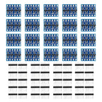 1/10/20x 4MOS Transistor Level Conversion Module 3V and 5V 4 Channels Logic Level Shifter 4 Way Bi-Directional Module High Speed