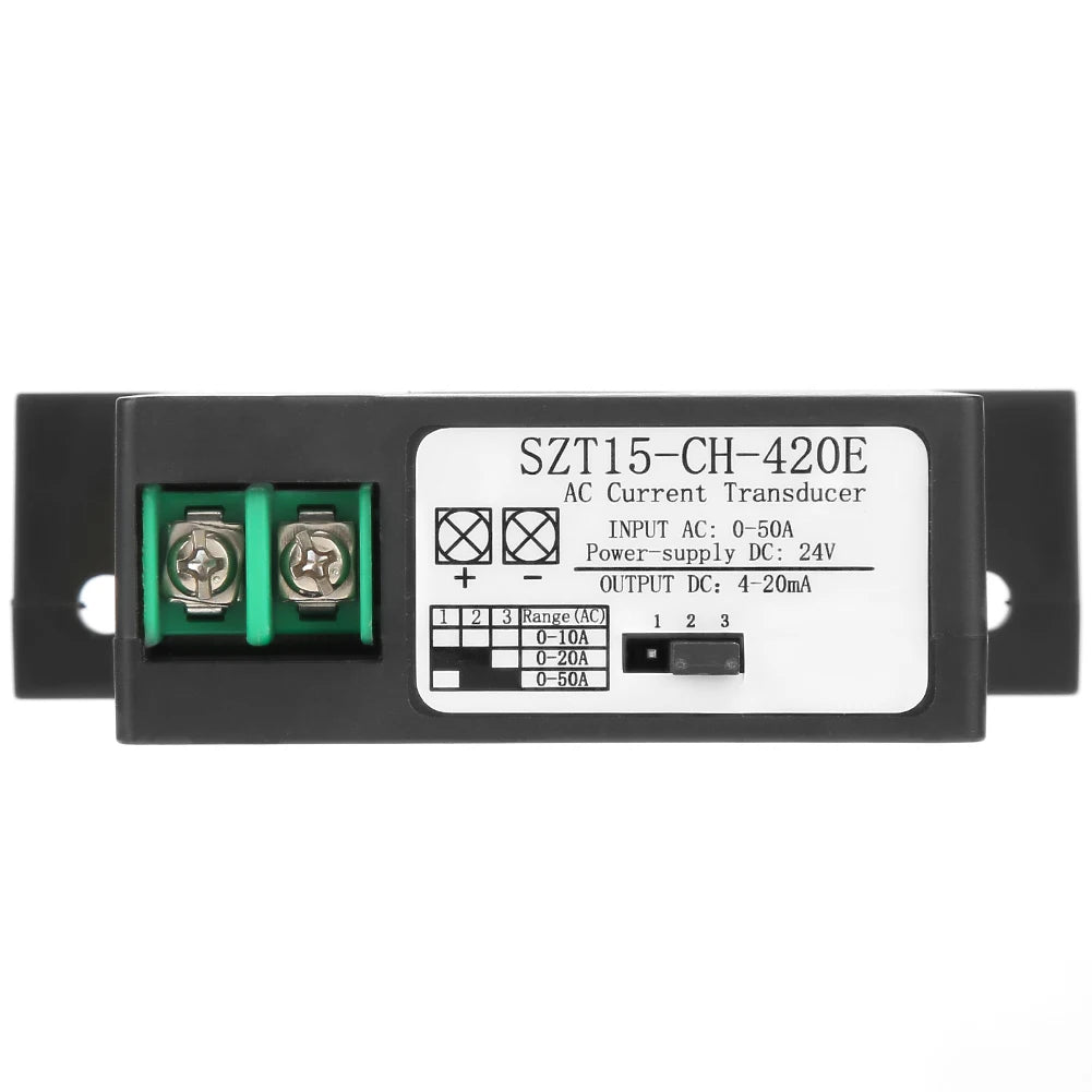 Current  SZT15-CH-420E Current Transducer Transmitter  Sensor AC Current Converter 0-50A