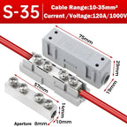 Wire Connector High Power Splitter Quick Electrical Cable Terminal Blocks Junction Box Connectors Large Current Conductor Brass