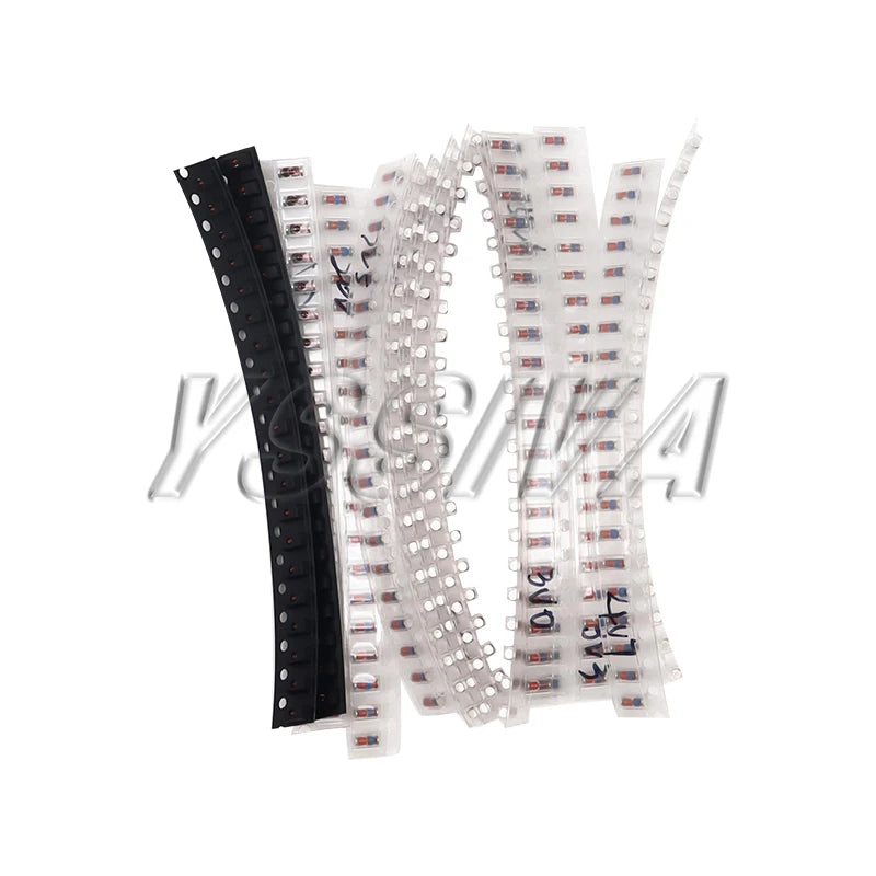 300PCS SMD LL34 3V-24V 2V-39V Zener Diode Kit 0.5W 1/2W SMD Diode Set 1N4148