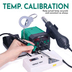 YIHUA 938BD-II 740W Hot Air Gun BGA Rework Station SMD Soldering Iron Desoldering Station LED Lamp Digtal Display Welding Tool