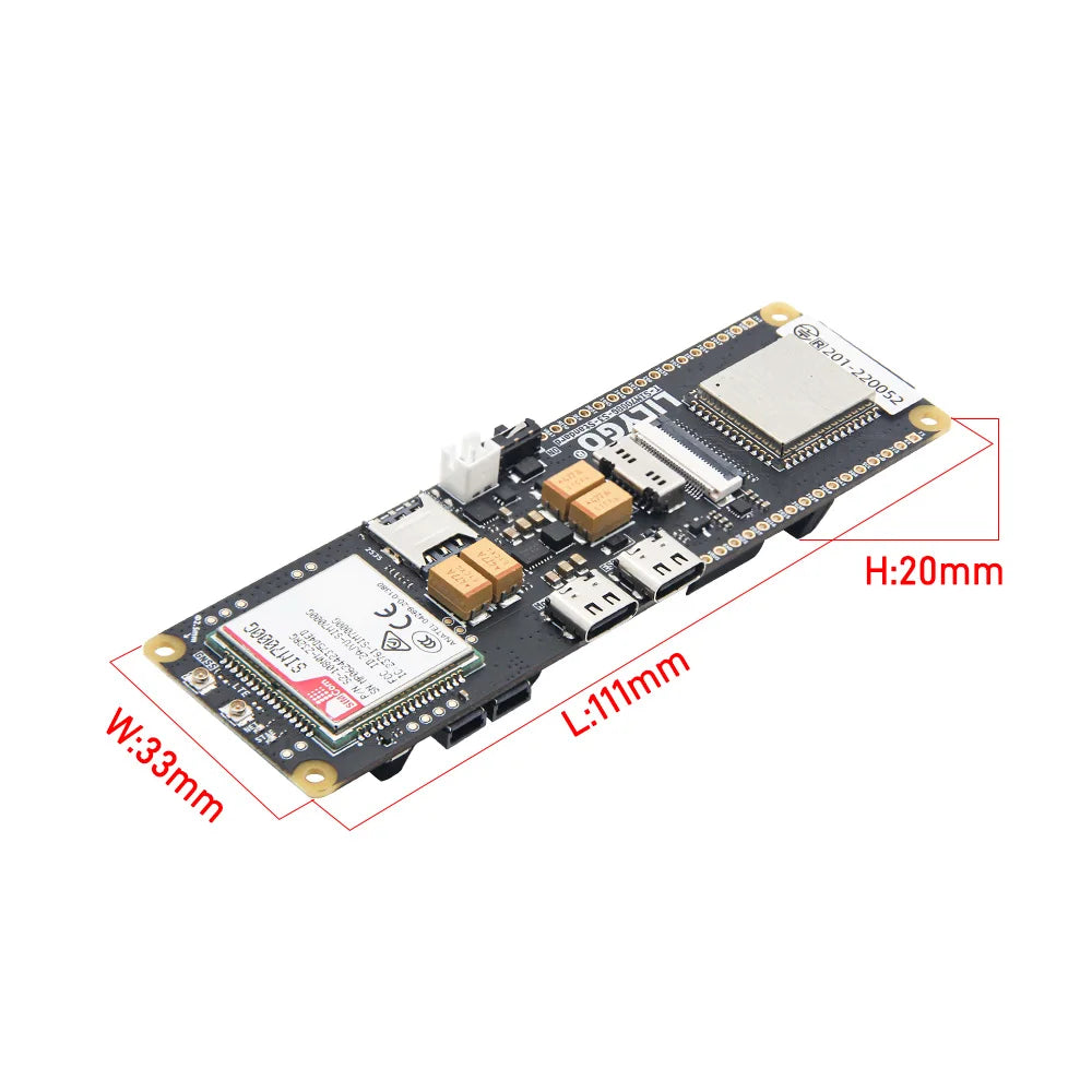 T-SIM7000G-S3-Standard SIM7080G ESP32-S3 WIFI BLE IOT Controller Development Board Cat-M/NB-loT+Camera +GNSS+TFCard+18650