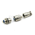 XS8 XS9 XS10 XS12 Aviation connector push-pull circular quick connector 2PIN ~ 6PIN Gold plated contact Male and Female plug