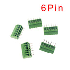 5/10pcs KF128 2.54mm PCB Mini Screw Terminal Blocks Connector for Wires KF128-2.54 2P 3P 4P 5P 6P 7P 8P 9P 10P 12P 16P Terminal