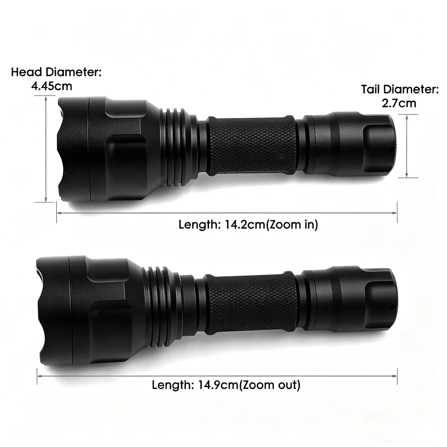 Zoom C8s Red Light 10w 810nm 850nm 940nm 980nm 1064nm Infrared LED Flashlight night Vision IR Therapy Torch for Hunting/Medical