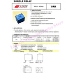 20Pcs/lot Power Relays SRD-05VDC-SL-C SRD-09VDC-SL-C SRD-12VDC-SL-C SRD-24VDC-SL-C SRD -5V 9V 12V 24V 48V 10A 250VAC 5Pin T73