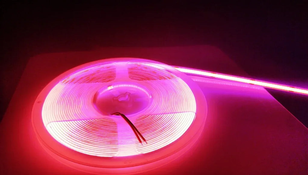 COB LED Strip Light High Density Linear Lighting 320Leds/m Flexible Tape Warm Natural White Red Blue Green DC12 24V LED Strip