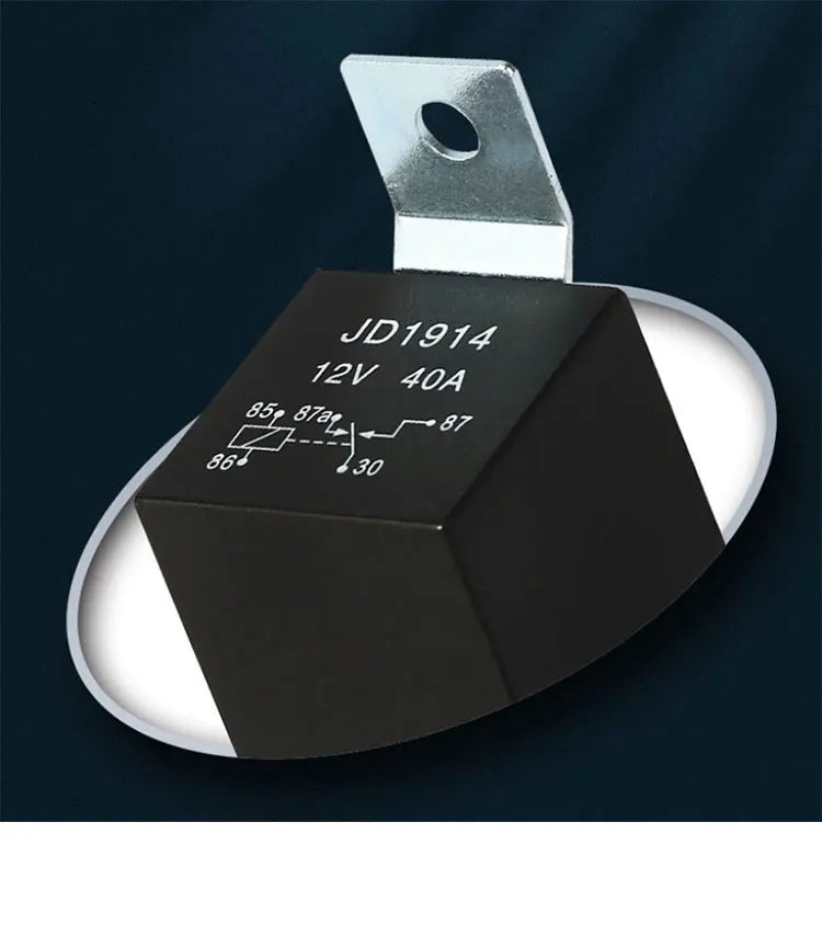 12V/24V 4Pin 5Pin Waterproof Relay 40A Car Auto Relay with Copper Terminals & Socket Metal Insert Relay