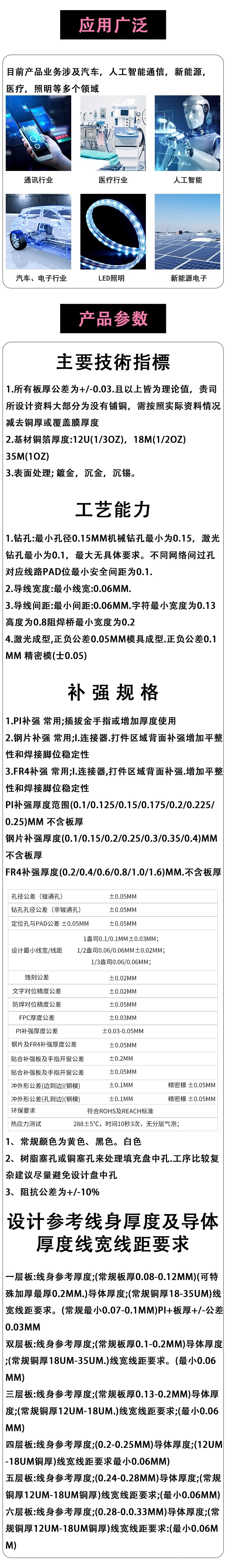 FPC cable 0.5MM pitch· gold finger contact FPC line 6P/8P/10P/12P/14P/16P/20P/24P/26P/28P/30P/32P/40P/50P/60P