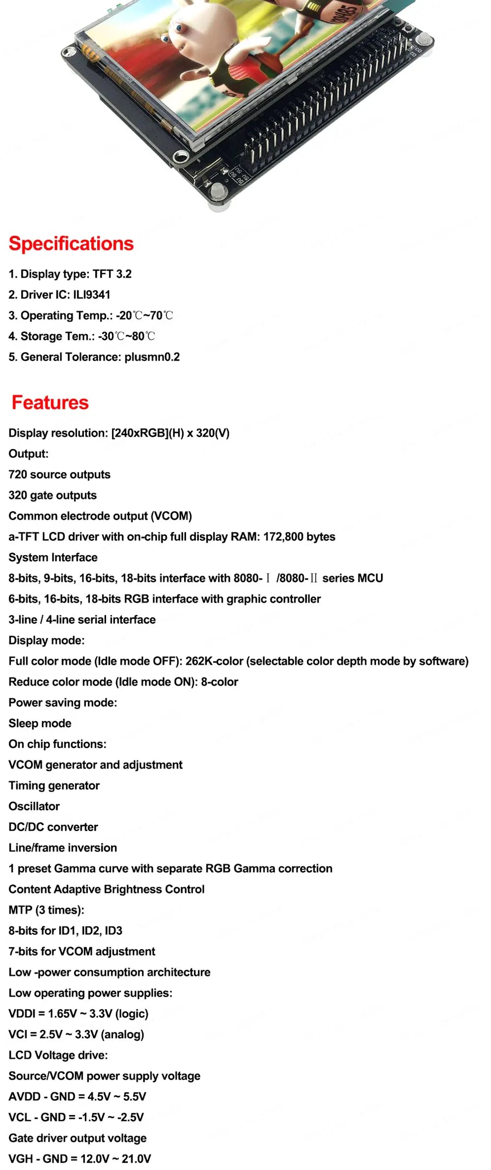 STM32F407VET6 Development Board Cortex-M4 STM32 Minimum System Learning Board ARM Core Board +3.2 Inch LCD TFT With Touch Screen