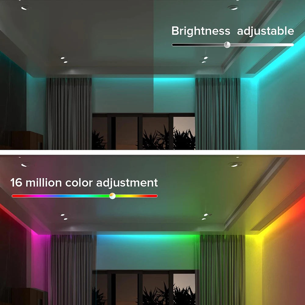5050 RGB LED Strip Addressable DC 5V 3pin WS2812B IC 30 LEDs/M 60LEDs/M IP30 IP65 Lamp Waterproof Light Tape Chip LED 5M Digital