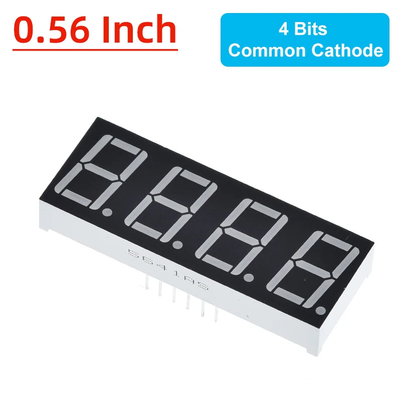 TZT 0.28/0.36/0.4/0.56 inch LED display 7 Segment 1/ 2 / 3 / 4 Bit Digit Tube Red Common Cathode / Anode Digital led 7segment