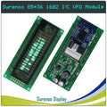 Surenoo 85.00*36.00 SAMSUNG 8-Bit Parallel IIC I2C 1602 162 16X2 VFD Display LCD Module Screen Panel 16T202DA1J