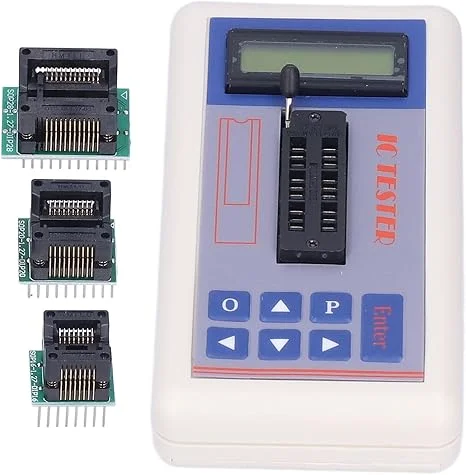 TSH‑06F Integrated Circuit Tester IC Transistor Meter with 5V 3.3V AUTO Modes Transistor Tester for Microelectronics Engineers