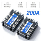 Three-phase Solid State Relay SSR 3 Phase 10A 25A 40A 60A 80A 100A 120A 150A 200A AC Control AC DC Control AC 25DA 380VAC