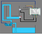 XKC-C350 AC110v-260v Cheap Small Sized Automatic Water Level Controller with Sensors for Water Pump and Valve Draining Pumping