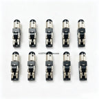 2/6/10Pcs RJ45 CAT6A Cat7 CAT8 Connectors Tool-Free Zinc Alloy Shielded 10G Ethernet Termination Plugs for 23AWG SFTP Cables