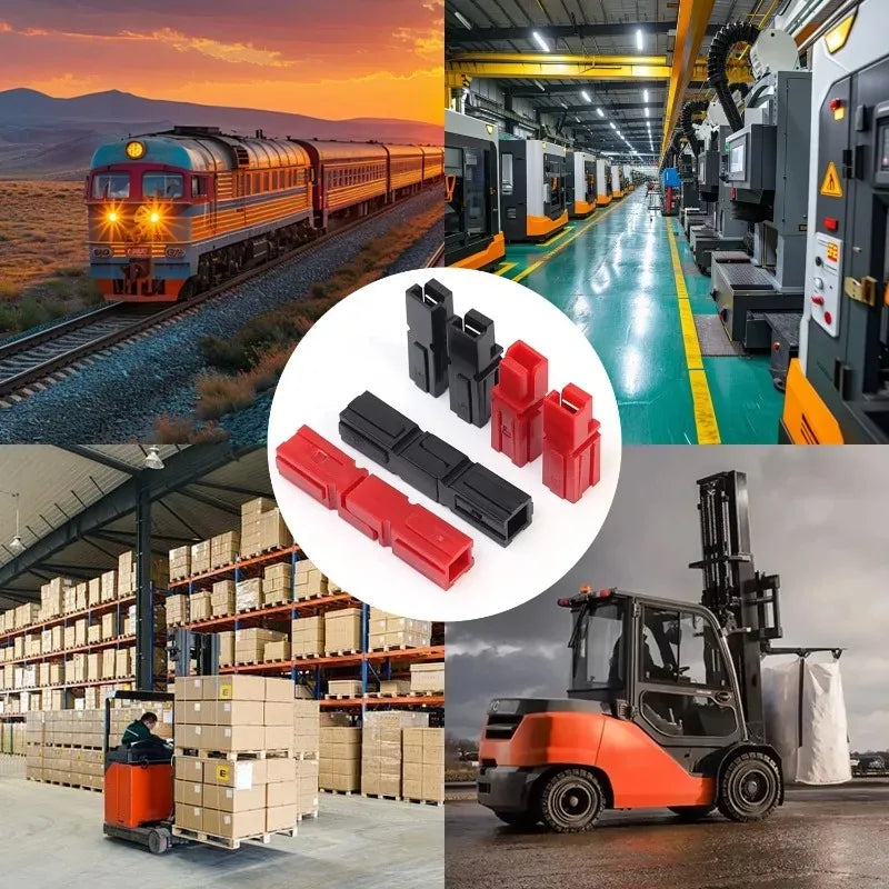 30Amp Power Pole Multifunction Connectors for Anderson Style Red Black Plugs Marine Power Connector Copper Terminals Accessories