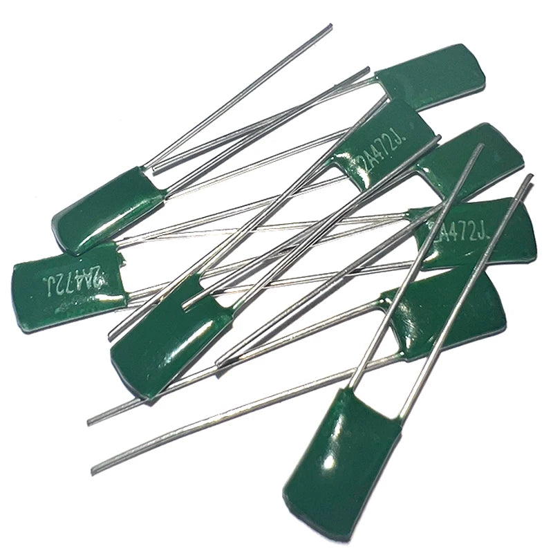 50pcs Polyester Film Capacitor 2A472J 100v 4.7nF 472J 100v4.7nF