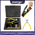 ZoeRax Rj45 Pass Through Crimp Tool Kit, Cat6 Cat6A Cat5 Cat5e Ethernet Crimping Tool Kit with a 8P/6P Ethernet Crimper