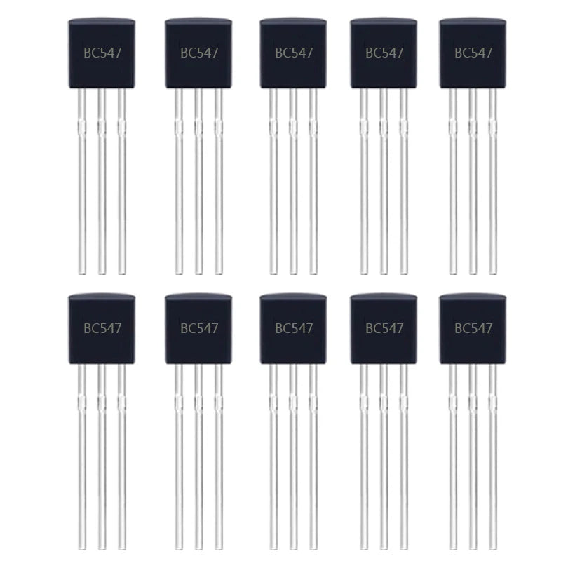 10 Values NPN PNP Power Transistors Assortment Kit BC327 BC337 BC517 BC547 BC548 BC549 BC550 BC556 BC557 BC558 Each Value 10PCS