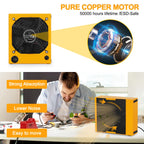 NEWACALOX 30W Solder Fume Extractor Smoke Absorber Remover Smoke Prevention Absorber DIY Working Fan for Soldering Station