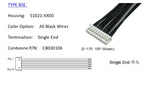 510210400 WIRE HARNESS, MOLEX PICO BLADE SERIES 1.25MM PITCH, 51021-0400, 4P CABLE, Off The Shelf